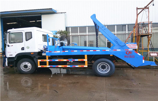 東風D9擺臂式垃圾車︱10噸擺臂式垃圾車圖片